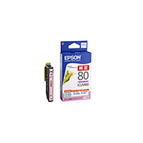 (業務用10セット) 【 純正品 】 EPSON エプソン インクカートリッジ/トナーカートリッジ 【ICLM80 ライトマゼンタ】