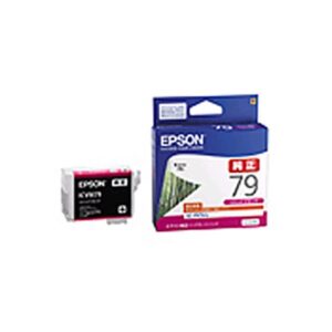 (業務用5セット) 【 純正品 】 EPSON エプソン インクカートリッジ 【ICVM79 ビビッドマゼンタ】