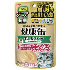 〔まとめ〕 キャットフード ペットフード アイシア 健康缶パウチ 食物繊維プラス 40g 48セット 猫用品 ペット用品【代引不可】