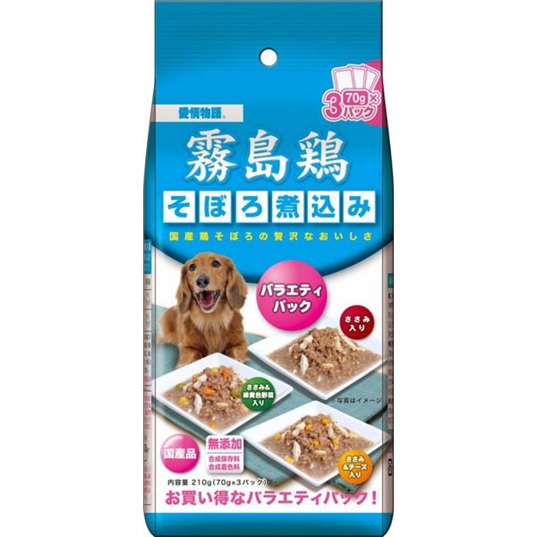 〔まとめ〕 ドッグフード ペットフード イースター 霧島鶏 そぼろ煮込み バラエティ210g 20セット ドックフード ペット用品【代引不可】