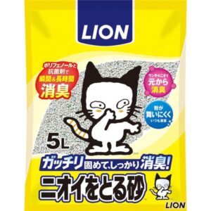 (まとめ)ペットキレイ ニオイをとる砂 5L 【ペット用品】【×4セット】