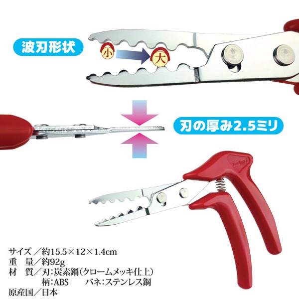 草取り器 除草用品 約15.5×12×1.4cm 刃の厚み2.5mm 右利き左利き対応 波刃形状 草抜くぞう ガーデニング用品 園芸用品 - 画像 (4)