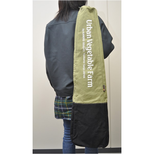 ツールバッグ 【ショルダータイプ】帆布製 日本製 Urban Vegetable Farm 可変伸縮式ショルダーバックタイプ・グリーン - 画像 (2)
