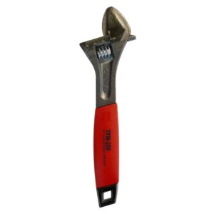 （まとめ）TRAD フィットモンキーレンチ/作業工具 【250mm】 目盛付き TFM-250 〔業務用/DIY用品/日曜大工/スパナ〕【×5セット】