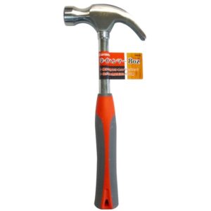 (まとめ)CSK ネールハンマー(かなづち/大工道具) 8オンス ソフトグリップ 釘抜き付き CNH-8 〔業務用/家庭用/DIY/日曜大工〕【×5セット】