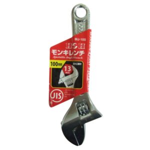 （まとめ）H&H モンキーレンチ/作業工具 【100mm】 目盛付き JIS/H級 MJ-100 〔業務用/DIY用品/日曜大工/スパナ〕【×20セット】