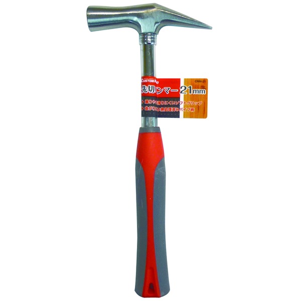 (まとめ)CSK 先切ハンマー(かなづち/大工道具) 21mm ソフトグリップ CNH-21 〔業務用/家庭用/DIY/日曜大工〕【×30セット】