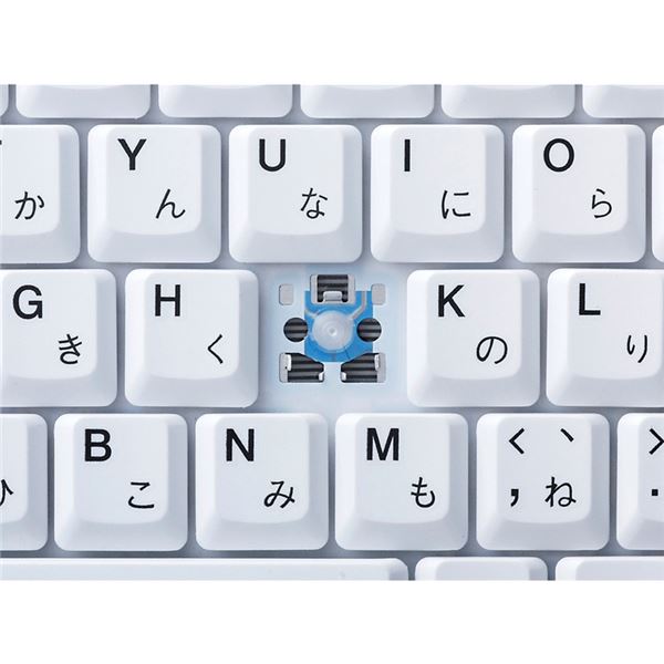 バッファロー(サプライ) USB接続 有線スリムキーボード ホワイト BSKBU14WH - 画像 (4)