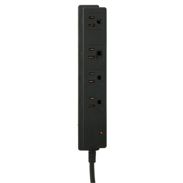 バッファロー(サプライ) 2/3ピン式電源タップ 4+4個口タイプ 雷サージ防止/集中スイッチ付 2m ブラック BSTAPSDC820BK - 画像 (2)