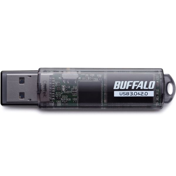 バッファロー USB3.0対応 USBメモリー スタンダードモデル 64GB ブラック RUF3-C64GA-BK - 画像 (3)