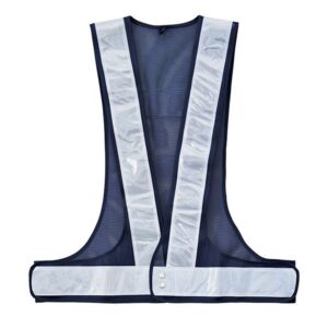 キングサイズ安全ベスト キングベスト(紺/白) (メッシュ部:紺・反射部:白)【代引不可】