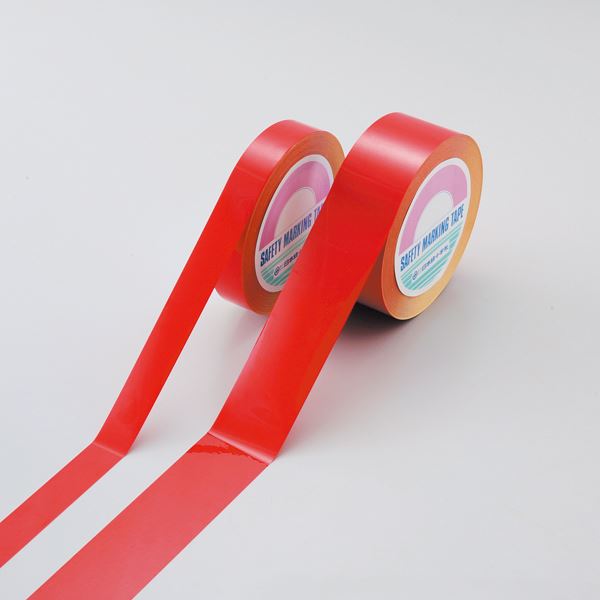 ガードテープ(再はく離タイプ) GTH-502R ■カラー:赤 50mm幅【代引不可】