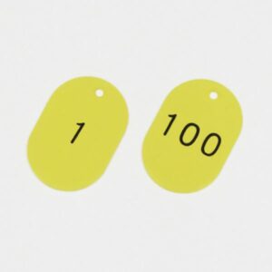 番号小判札 小判札453-Y(1~100) ■カラー:イエロー 【100枚1組】【代引不可】