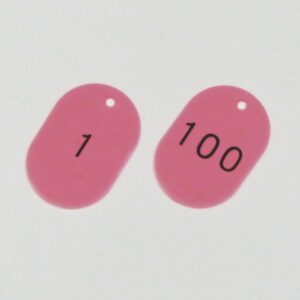番号小判札 小判札453-P(1~100) ■カラー:ピンク 【100枚1組】【代引不可】