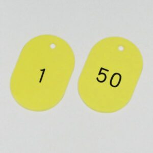 番号小判札 小判札604-Y(1~50) ■カラー:イエロー 【50枚1組】【代引不可】