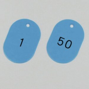 番号小判札 小判札604-SB(1~50) ■カラー:スカイブルー 【50枚1組】【代引不可】