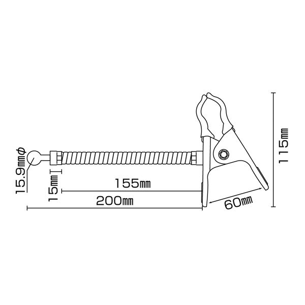 ミラーサポート用品 KP-60 【単品】【代引不可】 - 画像 (2)