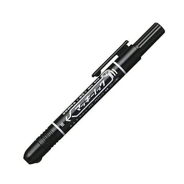 ゼブラ ノック式マッキー細字(黒) 【10個セット】 32-477