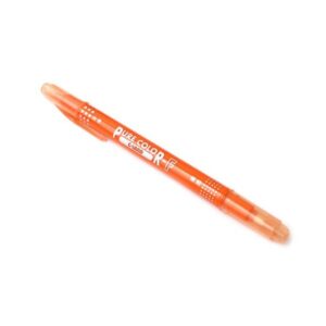 三菱水性ツインサインペンピュアカラーF(橙) 【10個セット】 31-915