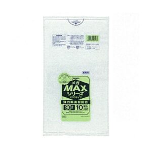 メガMAX90L 10枚入017HD+メタロセン半透明 SM93 （60袋×5ケース）300袋セット 38-303