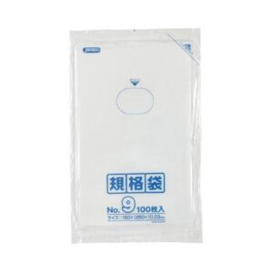 規格袋 9号100枚入03LLD透明 K09 【(80袋×5ケース)合計400袋セット】 38-454
