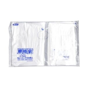 規格袋 12号100枚入03LLD透明 K12 【(40袋×5ケース)合計200袋セット】 38-457