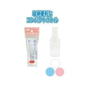 776スプレー式クリアボトル(50ml) カラーアソート/指定不可 【12個セット】 18-776