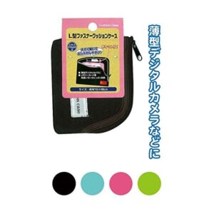 L型ファスナークッションケース10*8(ミニサイズデジタルカメラ用) カラーアソート/指定不可 【12個セット】 24-119