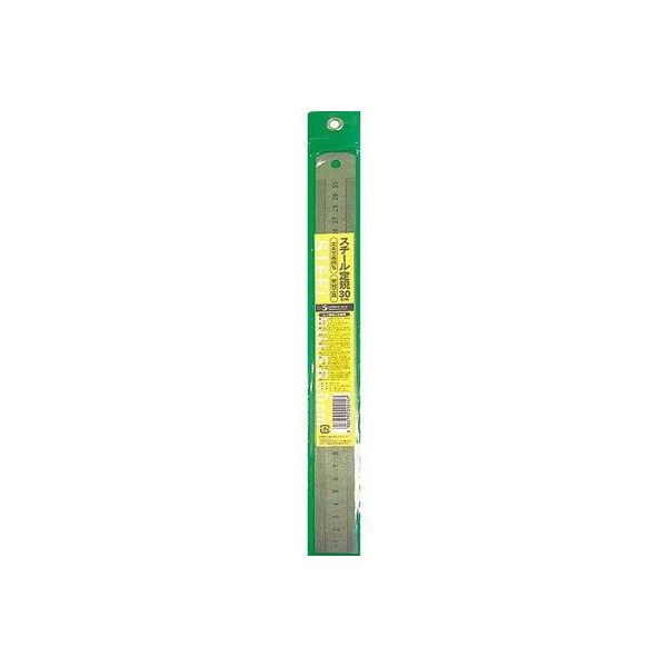 214 スチール定規(30cm) 【12個セット】 29-214