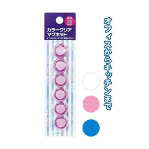 カラークリアマグネット(ミニ・8P) カラーアソート/指定不可 【12個セット】 32-256