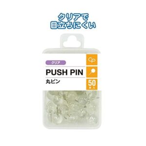 クリア丸ピン(50P) 【12個セット】 32-321