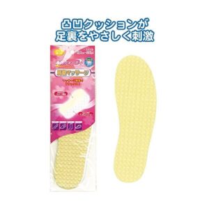 足裏刺激!綿混デコボコクッションインソール女性用 【12個セット】 40-642