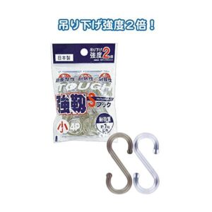 強靭Sフック(小・4P) カラーアソート/指定不可 【12個セット】 40-988