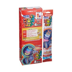 ルミカ 光るブレスレット4本入色アソート(R・O・W・V) 37-338【12個セット】