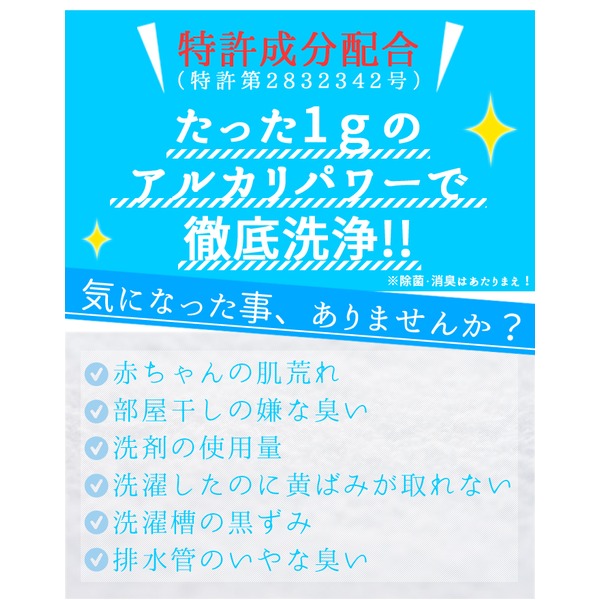 パウデオエコランドリーサーティーン/洗濯洗剤 【粉末】 界面活性剤・漂白剤・香料不使用 - 画像 (3)