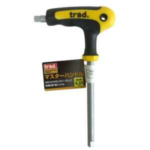 (業務用5個セット) TRAD T型マスターハンドル(本締め用ハンドル) 差し込み角:6.35mm TMH1 〔DIY用品/大工道具〕