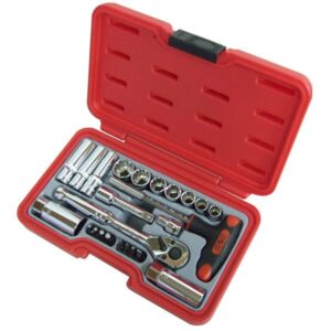 H&H ソケットレンチセット/作業工具 【24個入り】 差込角:9.5mm H-3024 3/8