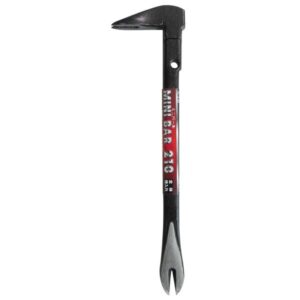 (業務用5個セット) H&H ミニバール/梃子 【全長:210mm】 全体焼入れ HMB-210 〔DIY用品/大工道具〕
