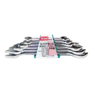 (業務用10セット) TRAD スパナセット 【6本組×10セット】 8~23mm #8-23 〔DIY用品/大工道具〕