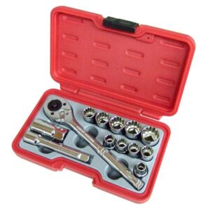 (業務用3個セット) H&H ソケットレンチセット/作業工具 【13個入り】 差込角:12.7mm H-4013 1/2
