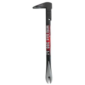 (業務用20個セット) H&H ミニバール/梃子 【全長:280mm】 全体焼入れ HMB-280 〔DIY用品/大工道具〕