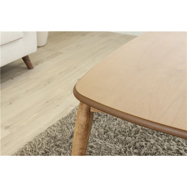 こたつ ローテーブル 幅90cm 木製 オールシーズン 中間スイッチ 2WAY リビング ダイニング インテリア家具 - 画像 (3)