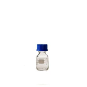【柴田科学】ねじ口びん(メジュームびん) 青キャップ付 25mL【10個】 017200-25A
