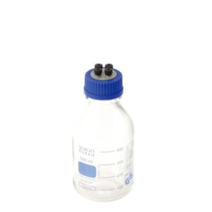 【柴田科学】HPLCねじ口びん 4ポートキャップ付 500mL【2個】 017270-500A