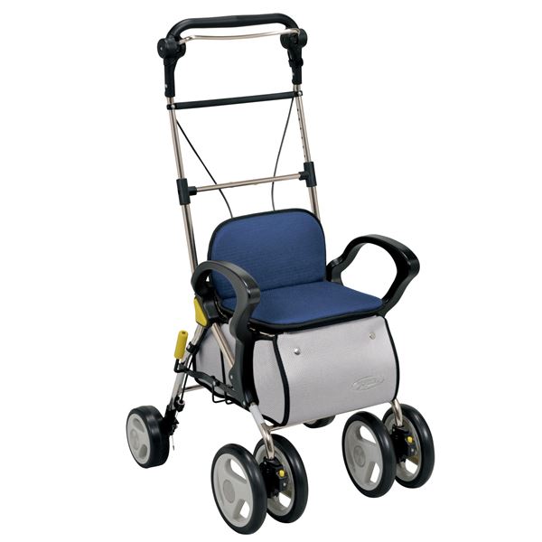 シルバーカー/手押し車 【スタンダードタイプ】 押し手の高さ:最大105cm 手元ブレーキ 幸和製作所 〔介護用品 福祉用品〕