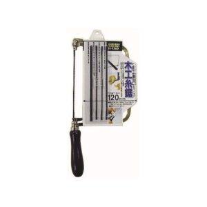 (業務用15個セット) H＆H 木工糸鋸/大工道具 【金工兼用】 切込深さ：120mm 替刃(荒目)4本付き H-1260