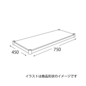 エレクター ウッドシェルフ ホワイト H1830WH1