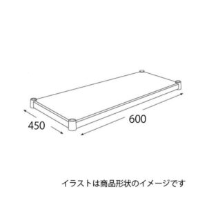 エレクター ウッドシェルフ ホワイト H1824WH1