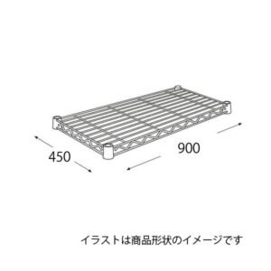 エレクター ホワイトシェルフ H1836W1