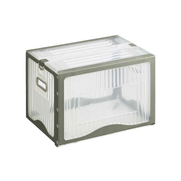 岐阜プラスチック工業 リスボックス 40B2 C/GY 40L 透明
